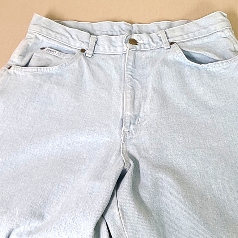 Vintage  80s High Waisted Chic Jeans Size 16 - Picture 3 of 7